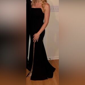 Beautiful asymmetric floor length dress